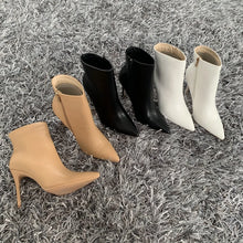 Load image into Gallery viewer, Sexy Ankle Boots High Heels Boots Woman 2023 Autumn Winter Boots For Women 10cm Ankle Shoes Woman High Quality Handmade Boots