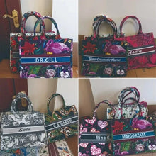 Load image into Gallery viewer, High-Quality Customized Top-Handle Canvas Bag with Large Capacity and Single Shoulder Design for Women