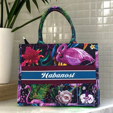 Load image into Gallery viewer, High-Quality Customized Top-Handle Canvas Bag with Large Capacity and Single Shoulder Design for Women