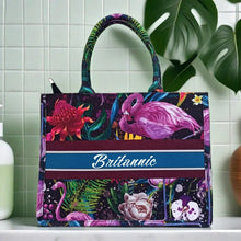 Load image into Gallery viewer, High-Quality Customized Top-Handle Canvas Bag with Large Capacity and Single Shoulder Design for Women